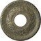 Ekena Millwork Palmetto Ceiling Medallion (Canopies up to 4 7/8"), 12 1/8"OD x 3 1/2"ID x 1"P, Witch Hazel Crackle CM12PMWHC - alternate 1